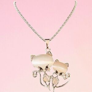 Betsey Johnson Cat Necklace